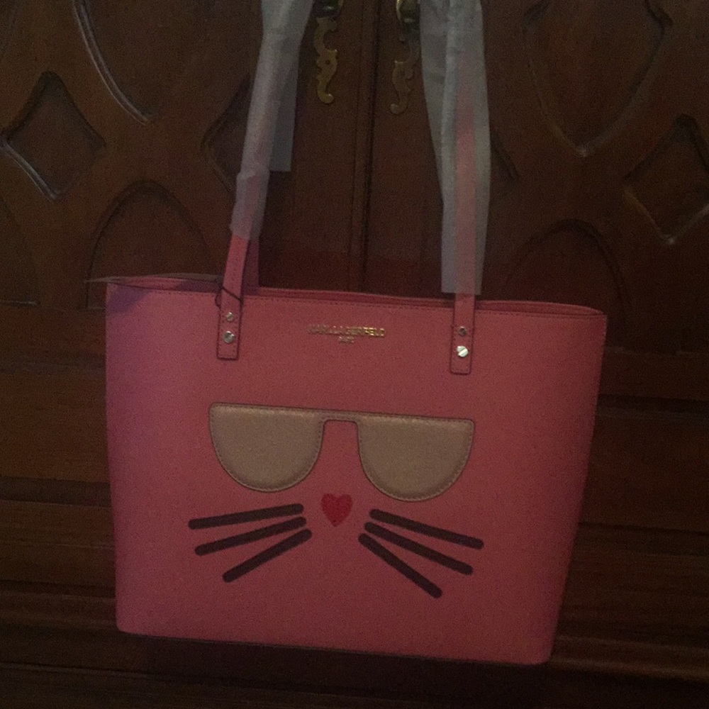 Karl lagerfeld cat tote